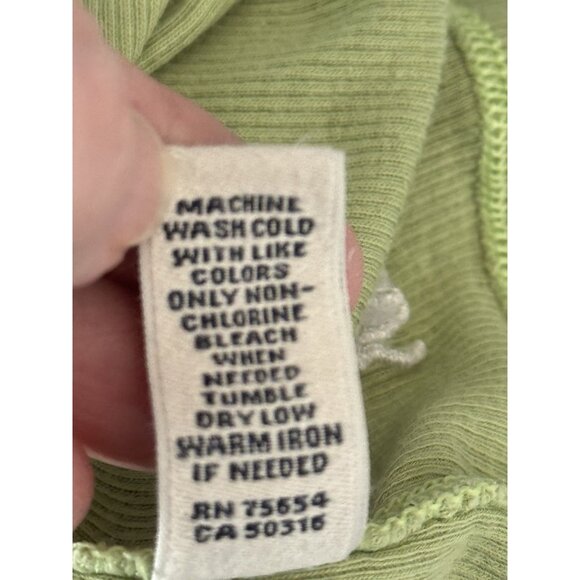 Abercrombie & Fitch Y2K Long Ribbed Tank Top M Elena Gilbert Vampire Diaries - Picture 4 of 7